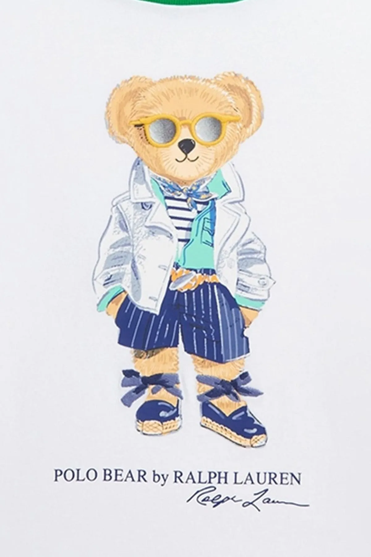 Polo Ralph Lauren Kids 3-5 Ya Kz ocuk Polo Bear T-shirt