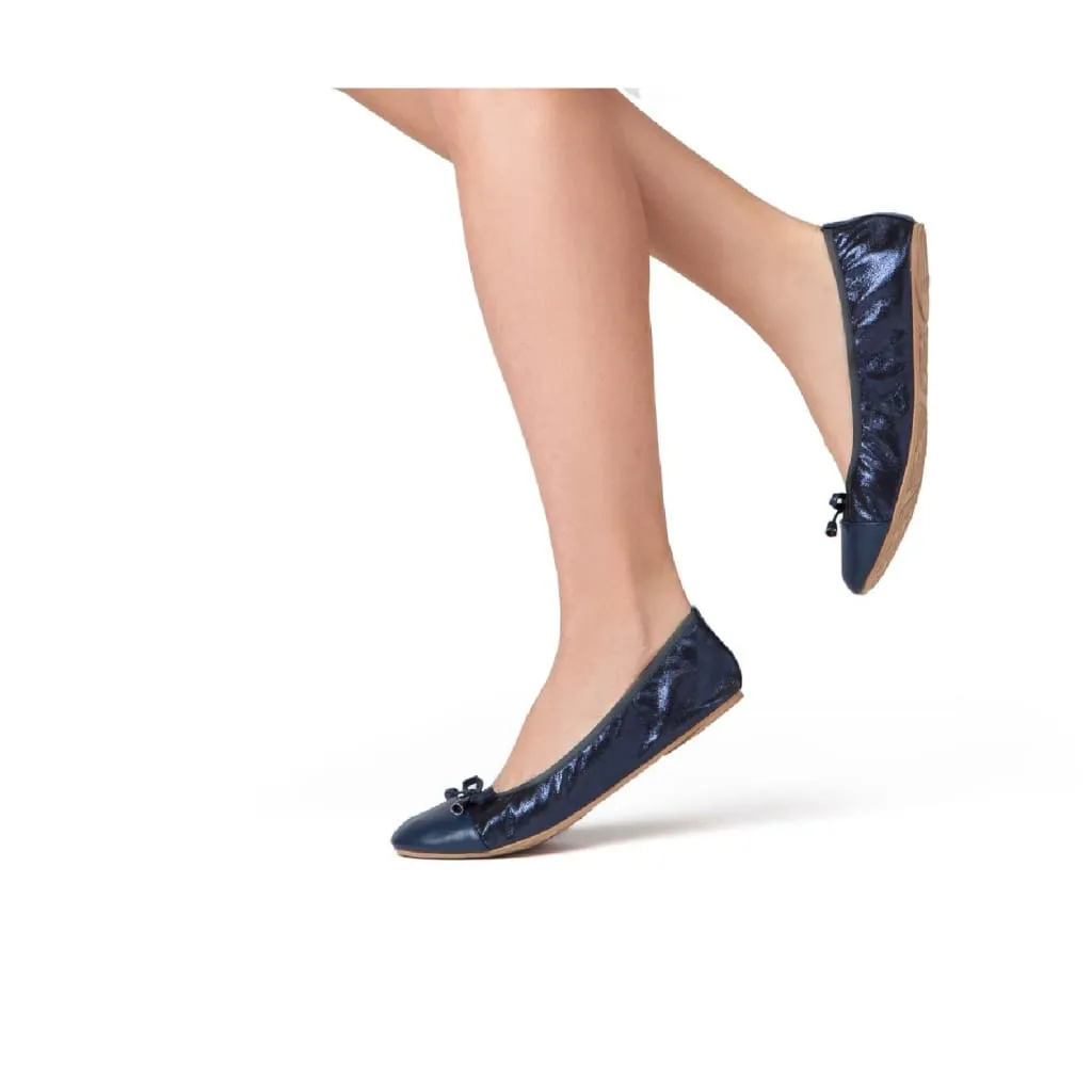 Premium Navy Blue Flats