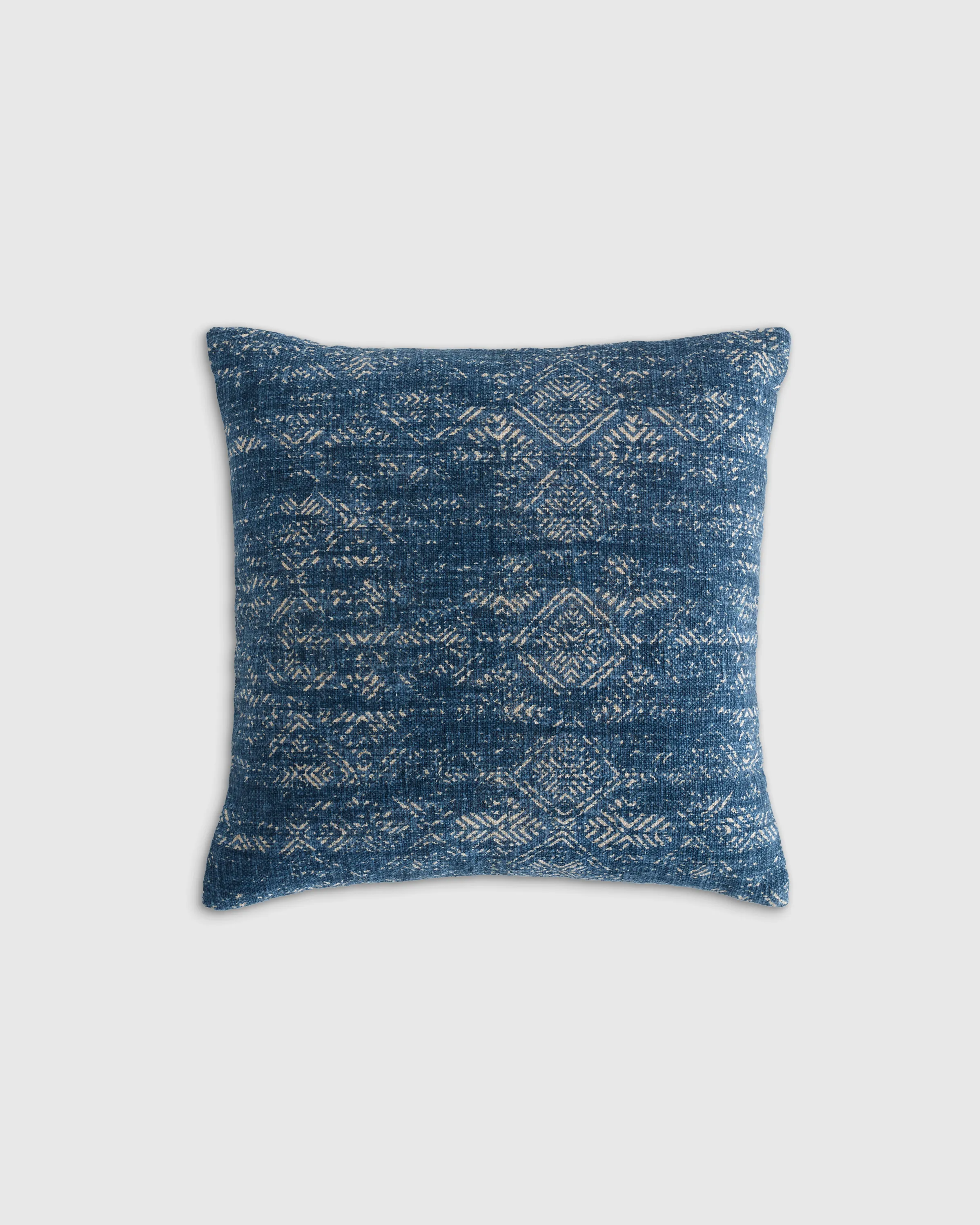 Printed Linen Geo Pillow Cover