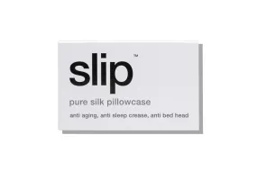 PURE SILK PILLOWCASE QUEEN WHITE - SLIP