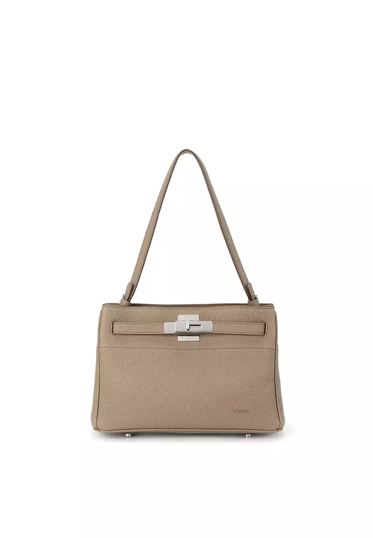 RABEANCO SAOIRSE Soft Structural Belt Tote II Mini - Milkshake Latte