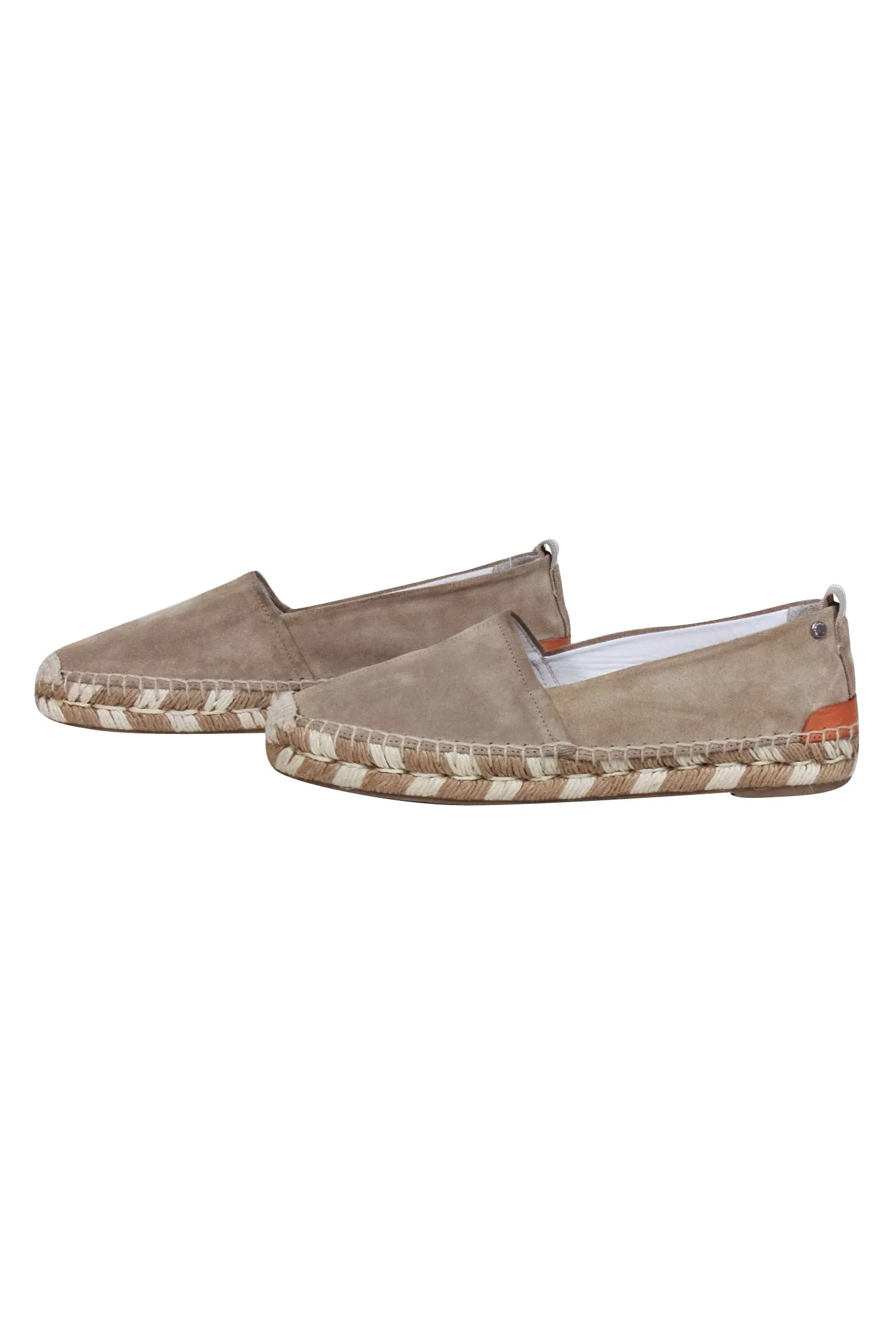 Rag & Bone- Beige Suede Espadrille Woven Flats Sz 8.5