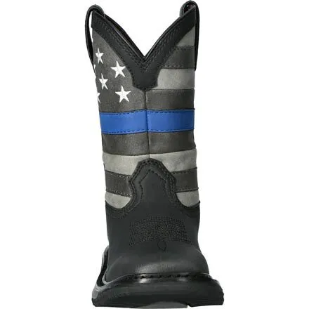 Rocky Blue Line Kid Western Boot