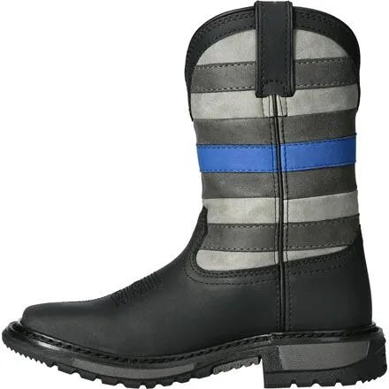 Rocky Blue Line Kid Western Boot