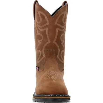 Rocky Original Ride USA Steel Toe Western Boot