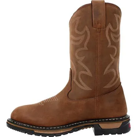 Rocky Original Ride USA Steel Toe Western Boot