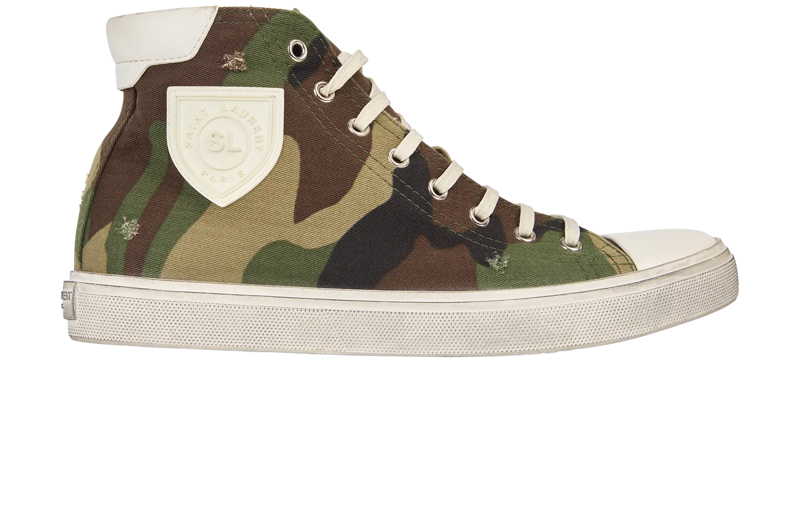 Saint Laurent Bedford Camouflage Trainers