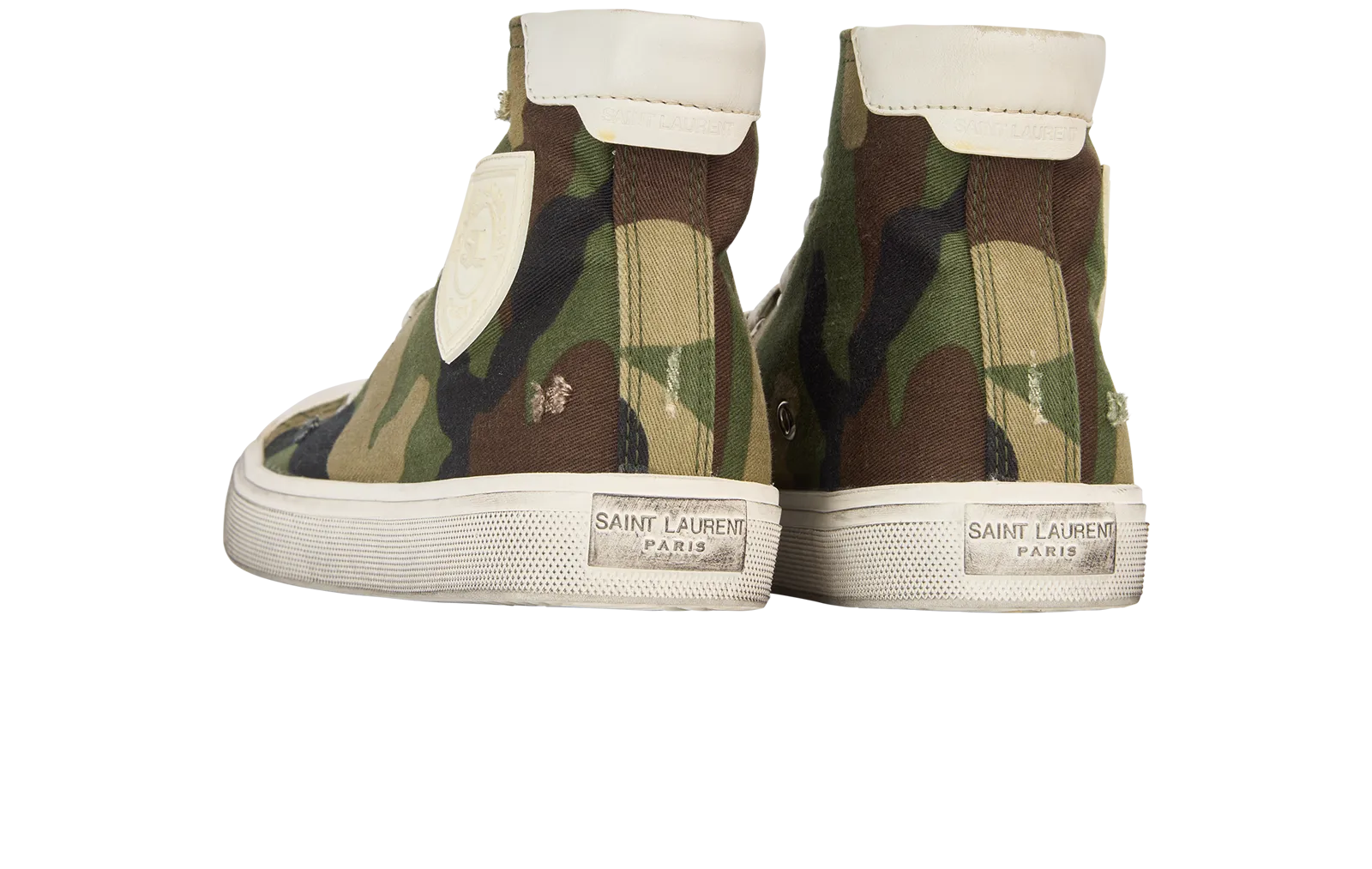 Saint Laurent Bedford Camouflage Trainers