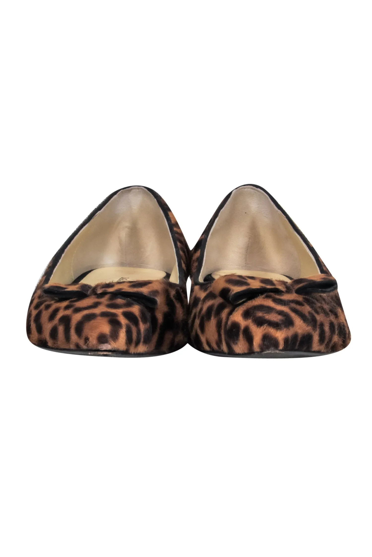 Sarah Flint -Natalie Leopard Print Calf Hair Flats Sz 6.5