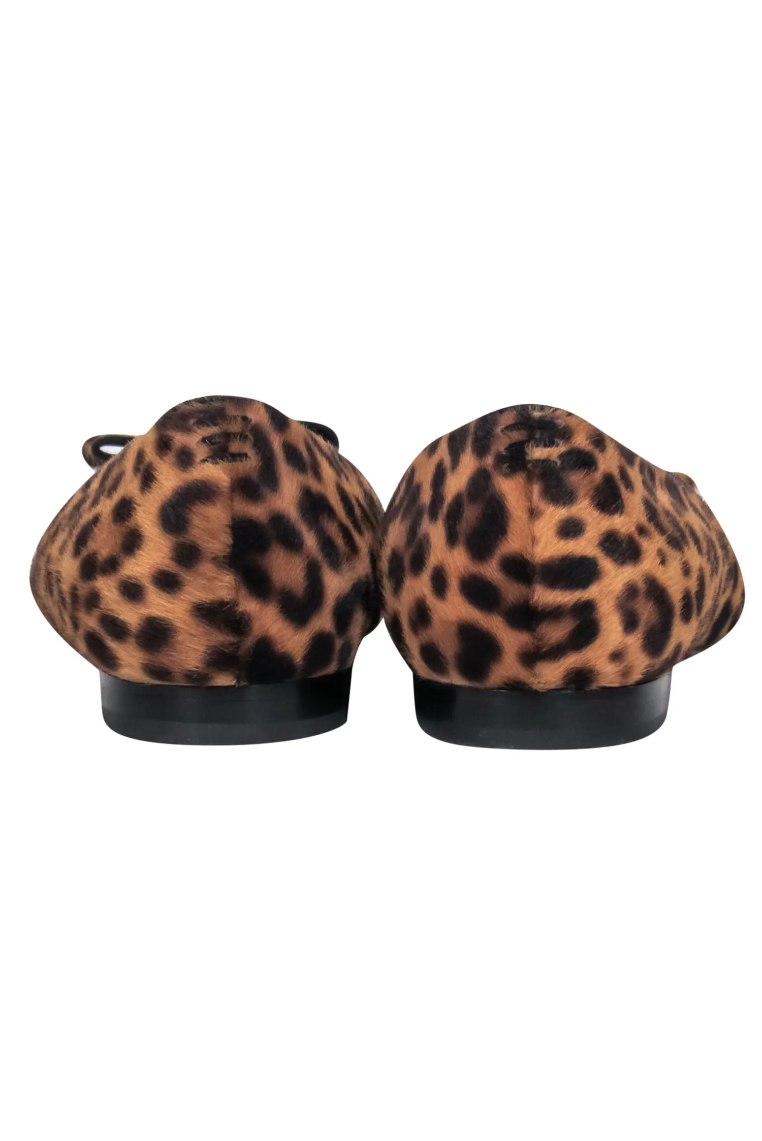 Sarah Flint -Natalie Leopard Print Calf Hair Flats Sz 6.5