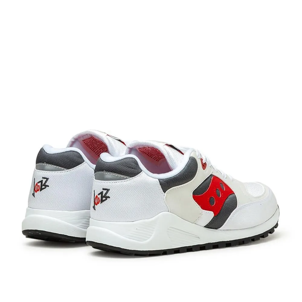 Saucony Jazz 4000 (White / Grey / Red)