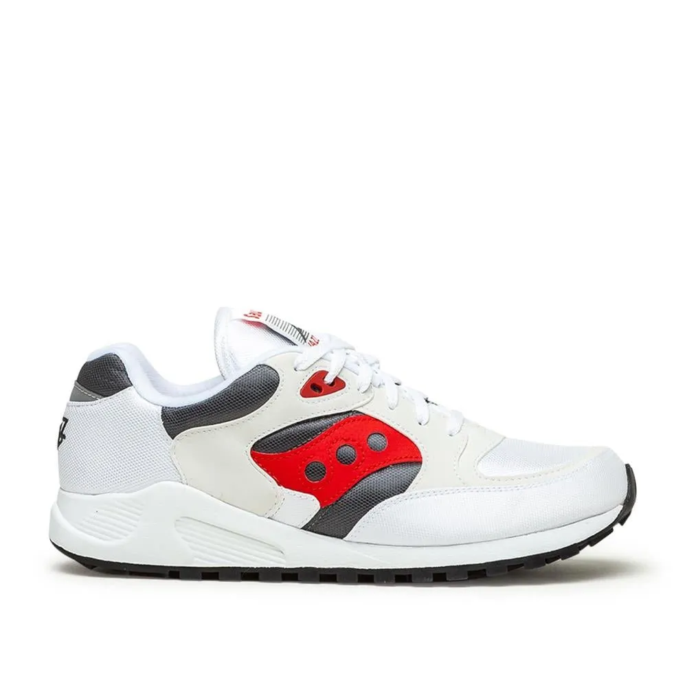 Saucony Jazz 4000 (White / Grey / Red)