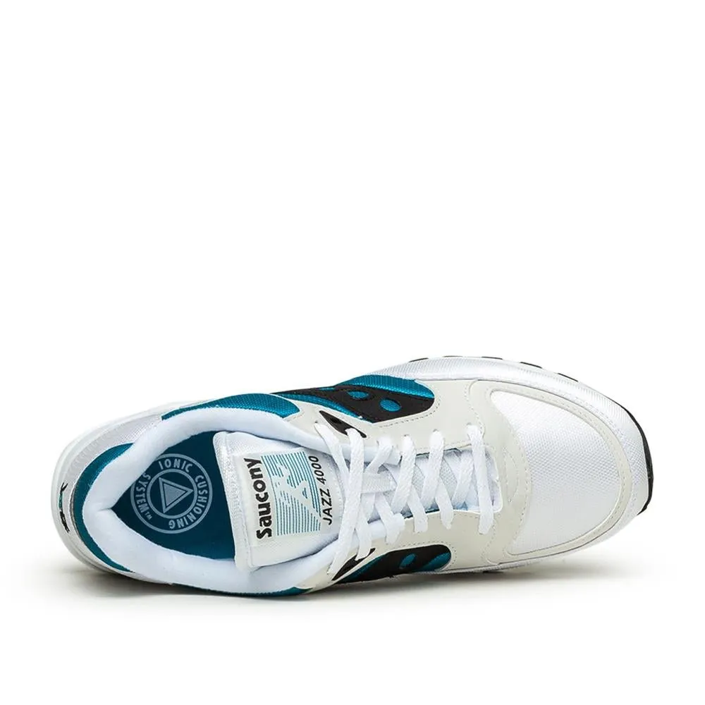 Saucony Jazz 4000 (White / Turquoise)