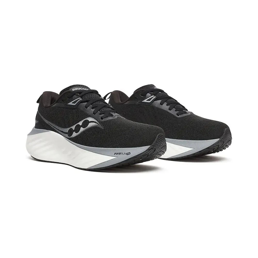 SAUCONY TRIUMPH 22 BLACK/WHITE - WOMENS