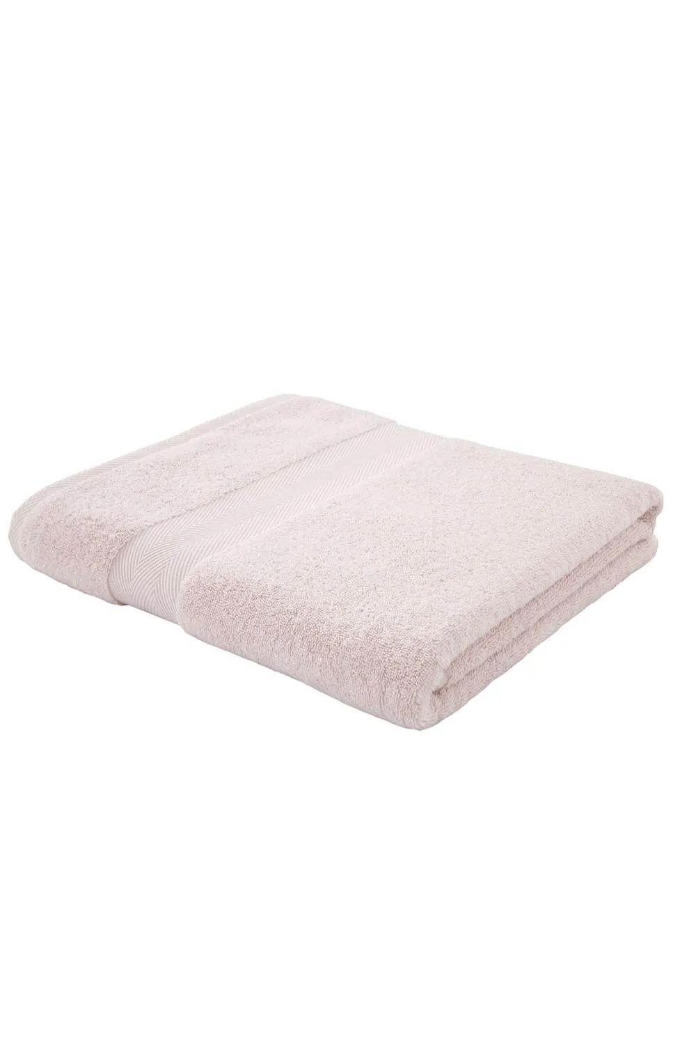 Silk Bath Sheet 100cm x 150cm - Blush