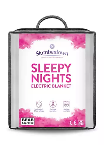 Slumberdown Sleepy Nights Electric Blanket | Kaleidoscope