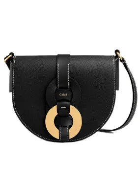 Small Darryl Saddle Bag in Black