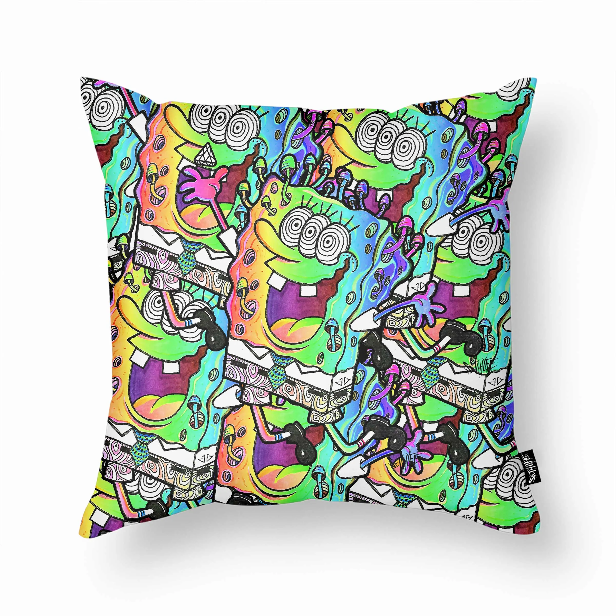 SPORESBOB THROW PILLOW