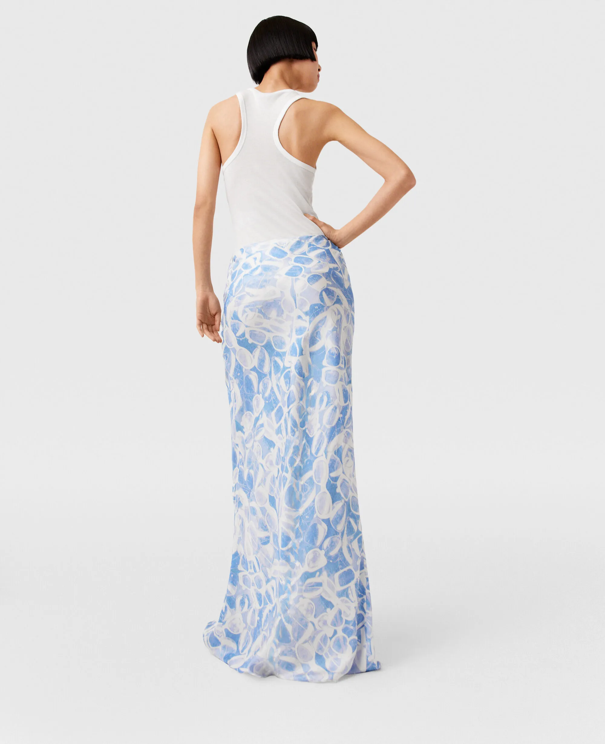 Sunglasses Print Maxi Skirt