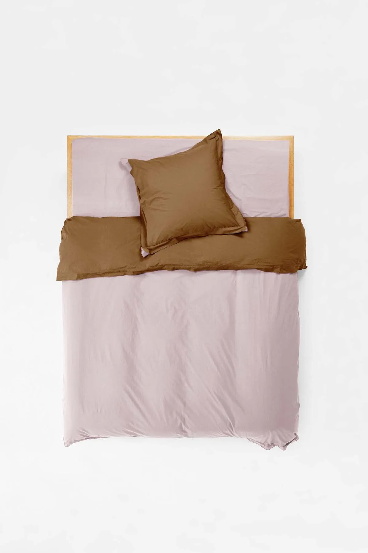 Sutram Bi Colour Duvet Cover - Carob/Lilac