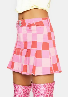 Sweet Guarantee Pleated Skirt-