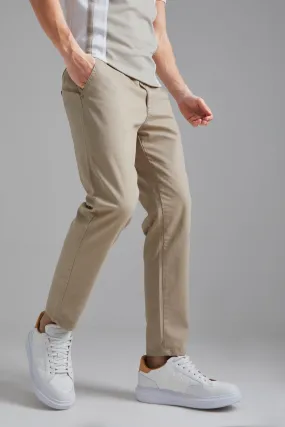 Tapered Fit Chino Trousers