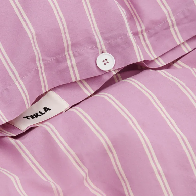 Tekla Duvet Cover Mallow Pink Stripes