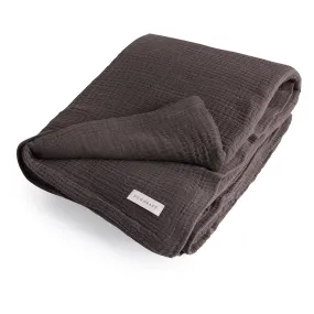 Textured Bed Blanket, Grey