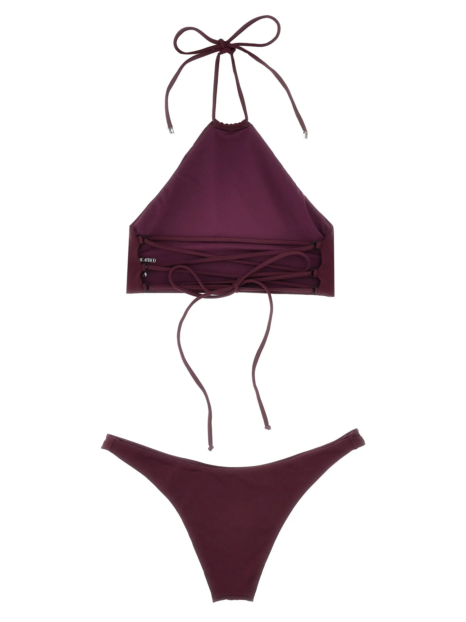 The Attico    The Attico Lace Up Bikini