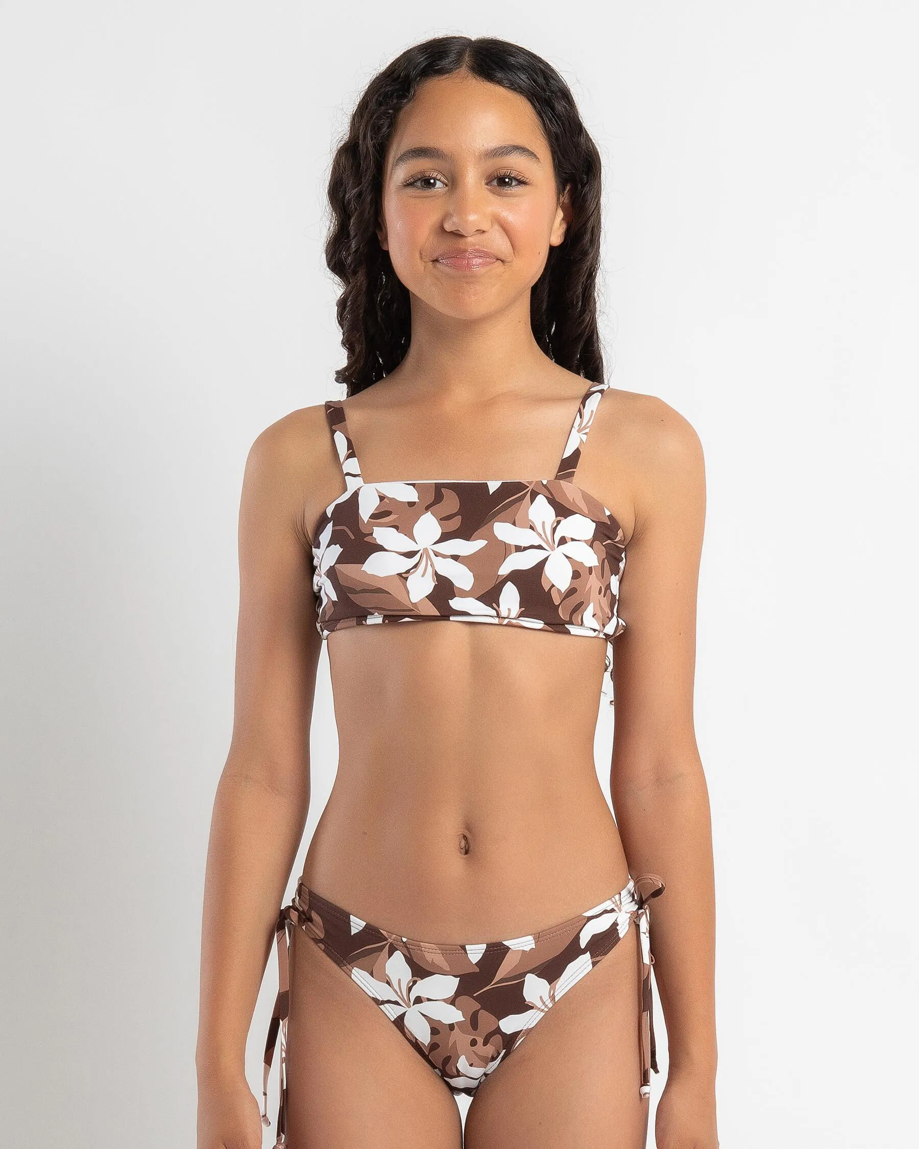 Topanga Girls' Kaia Bandeau Bikini Set