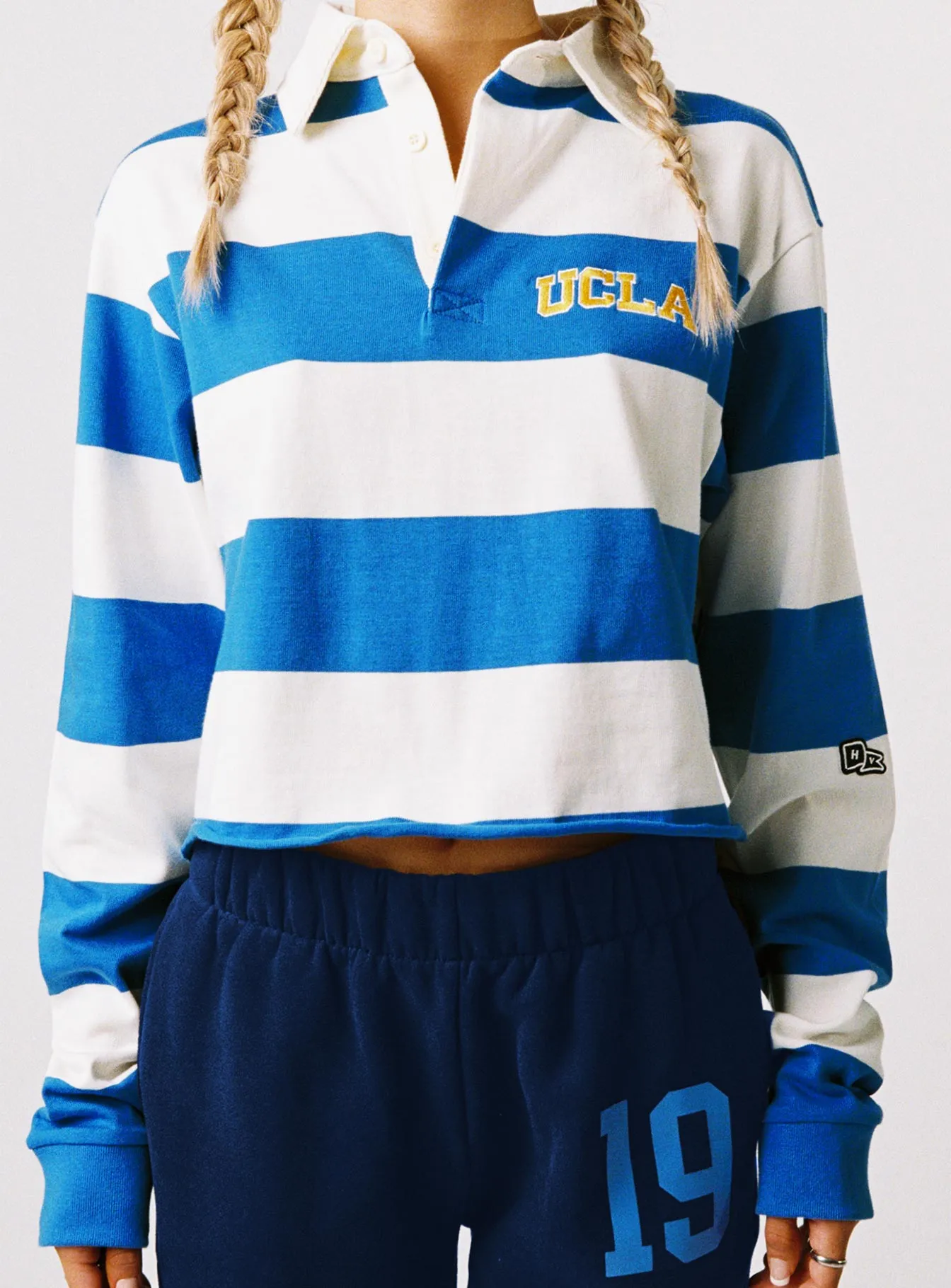 UCLA Rugby Polo Blue / White