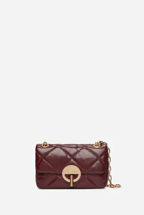 Vanessa Bruno Nano Moon Bag Bordeaux