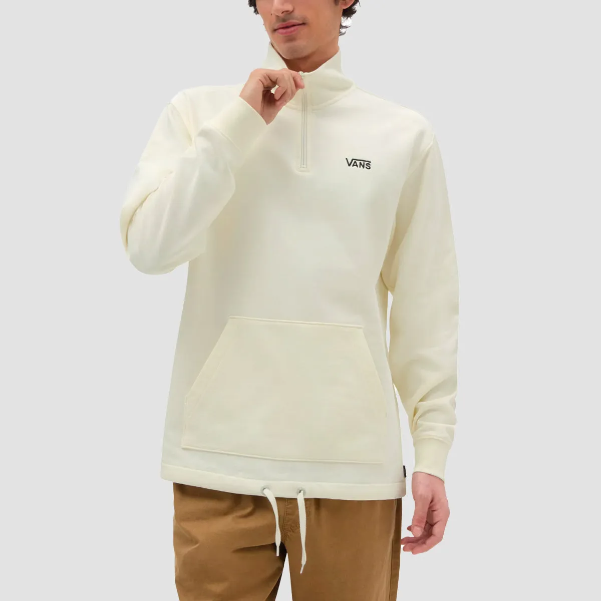 Vans Hot Dice Quarter Zip Sweatshirt Marshmallow