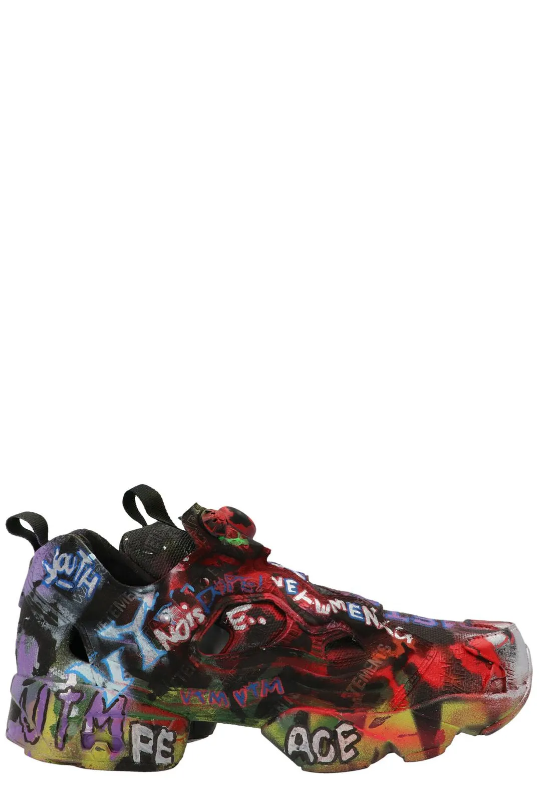 Vetements Allover Graffiti Printed Sneakers