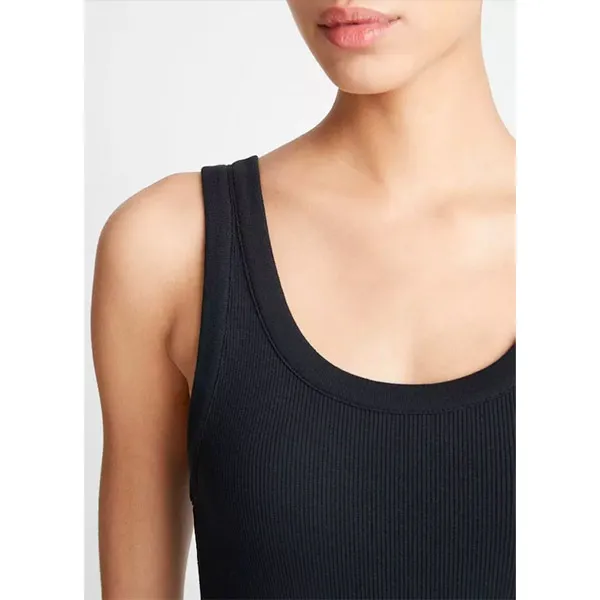 Vince Modal Scoop Nk Tank Black