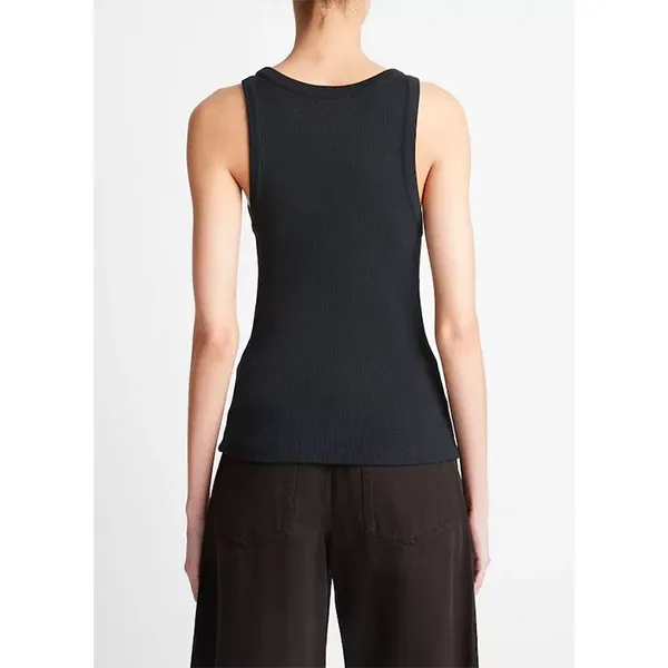 Vince Modal Scoop Nk Tank Black