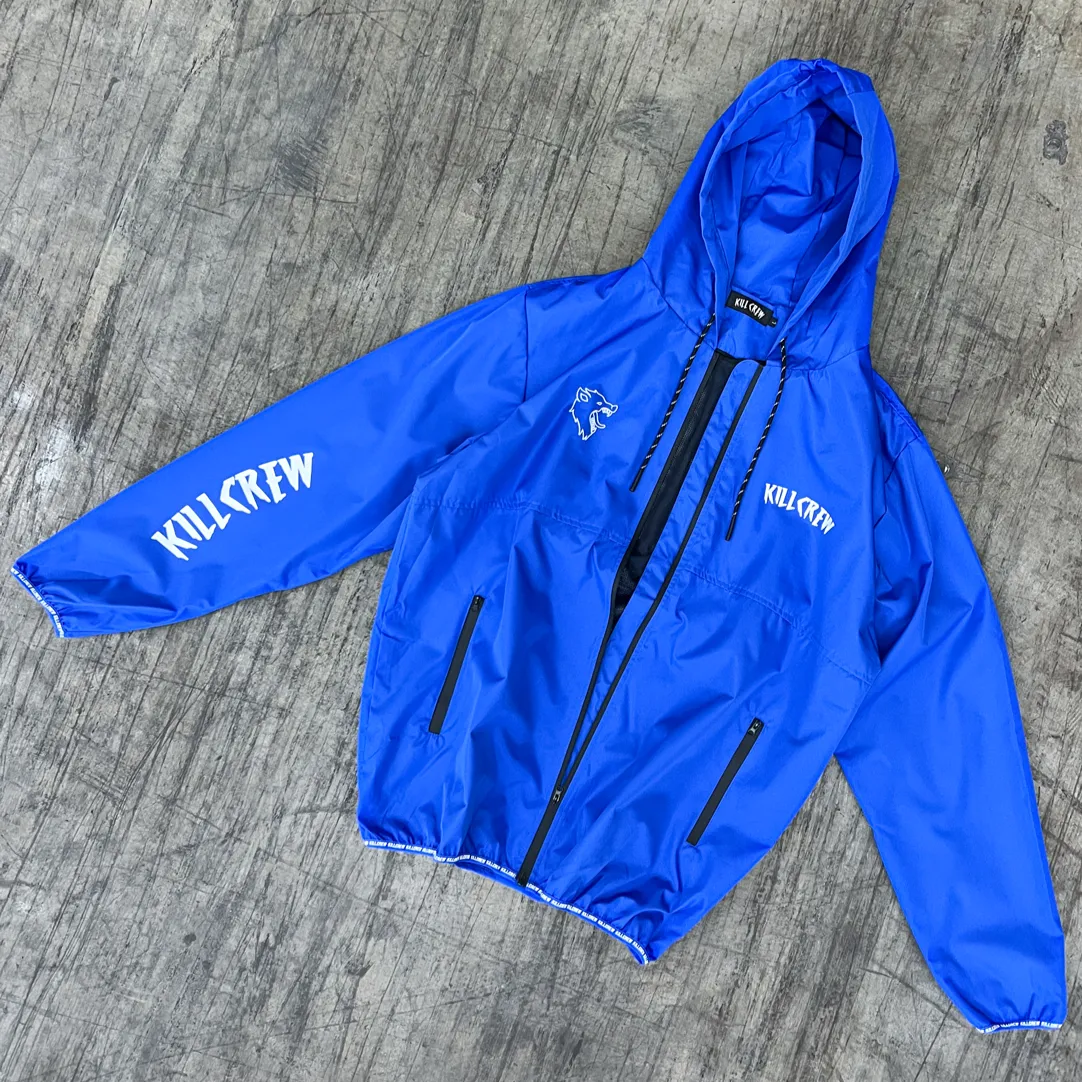 WOLF QUICK DRY WINDBREAKER - BLUE / WHITE