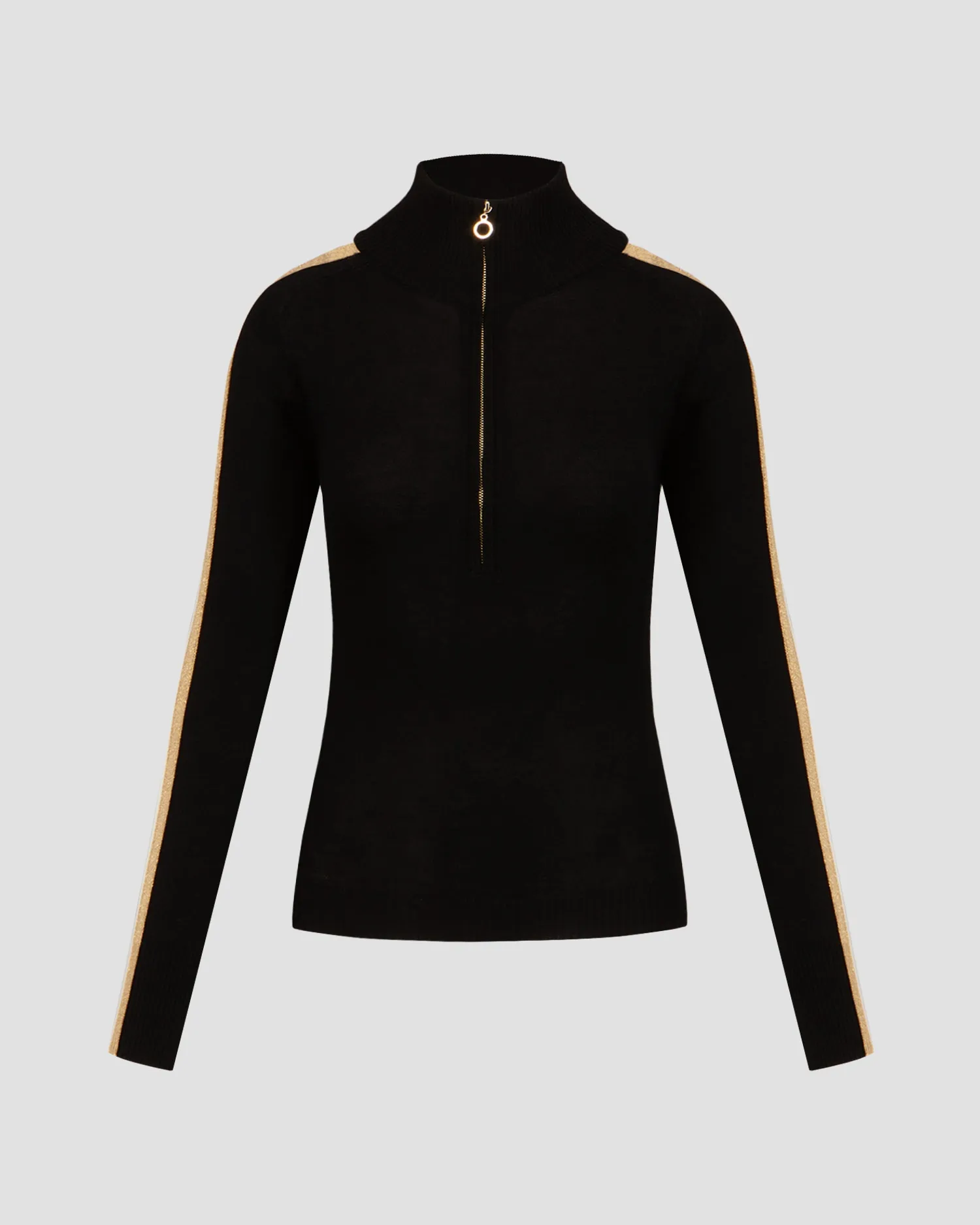 Women's black turtleneck We Norwegians Geilo 1918-99