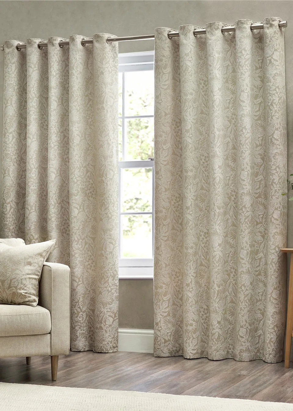 Wylder Nature Bali Botanical Jacquard Eyelet Curtains