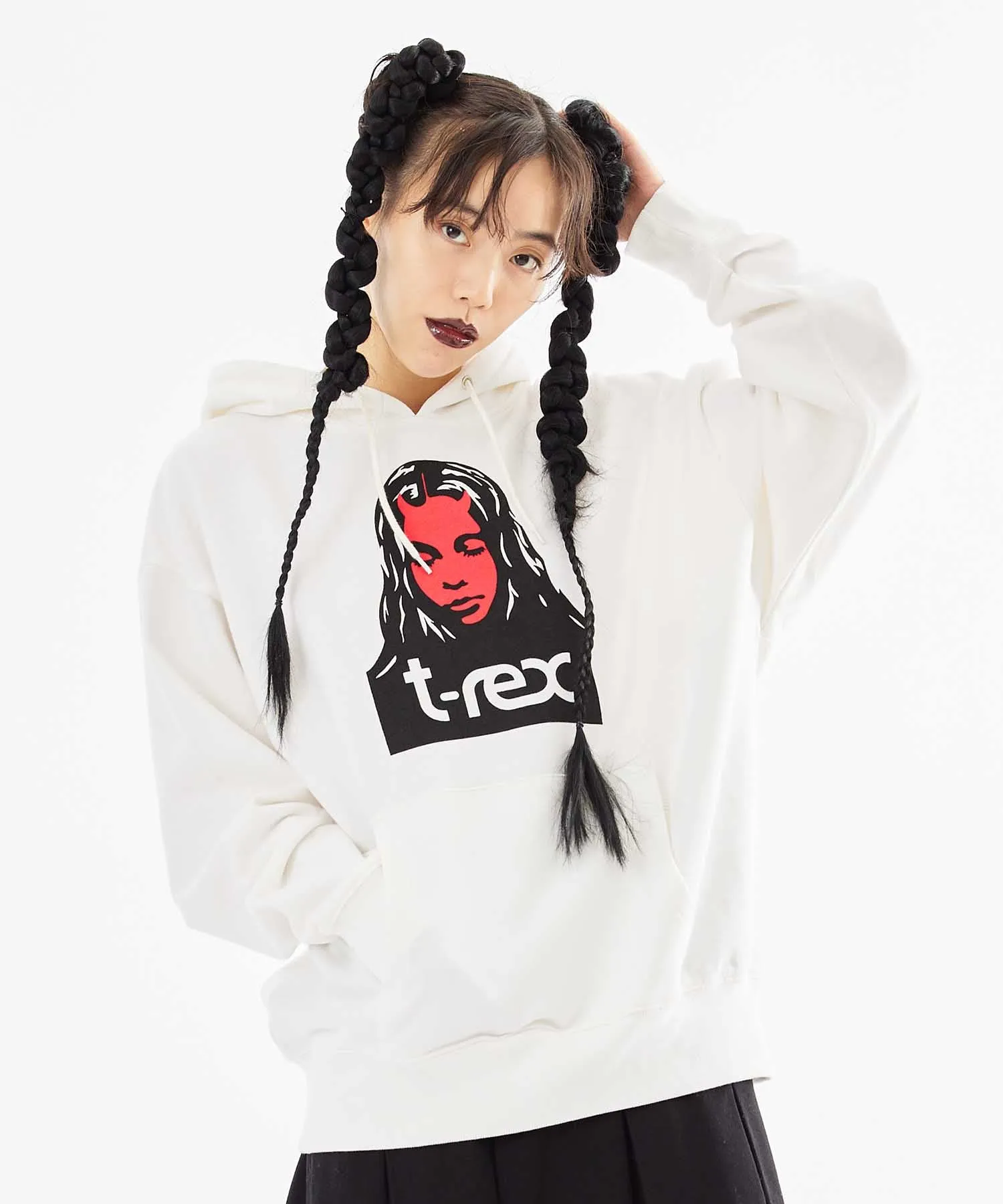 X-girl x T-REX SWEAT HOODIE