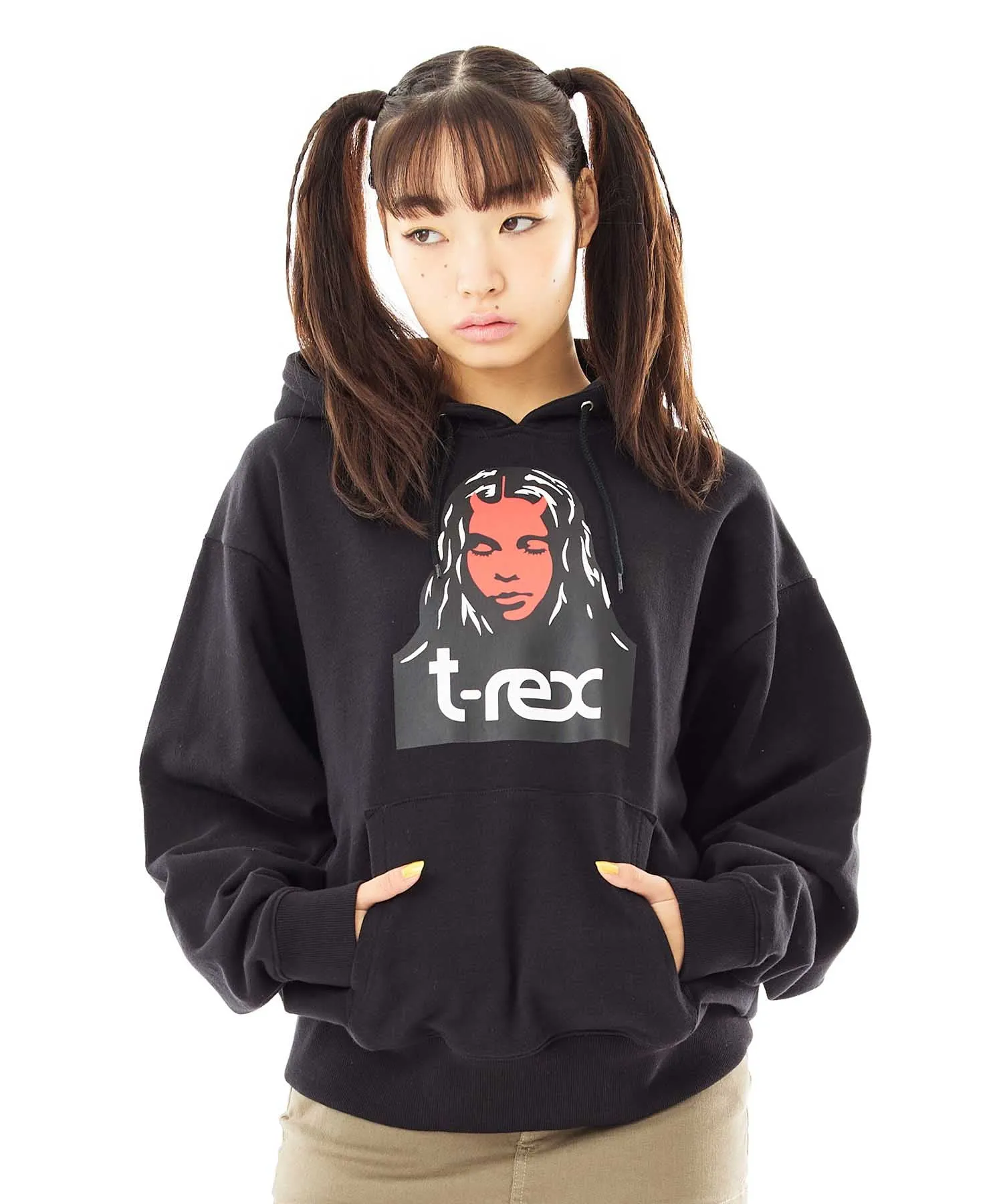 X-girl x T-REX SWEAT HOODIE