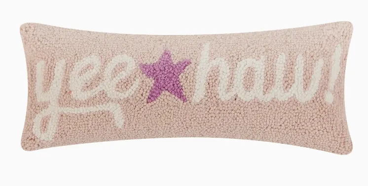 Yeehaw Star Hook Pillow