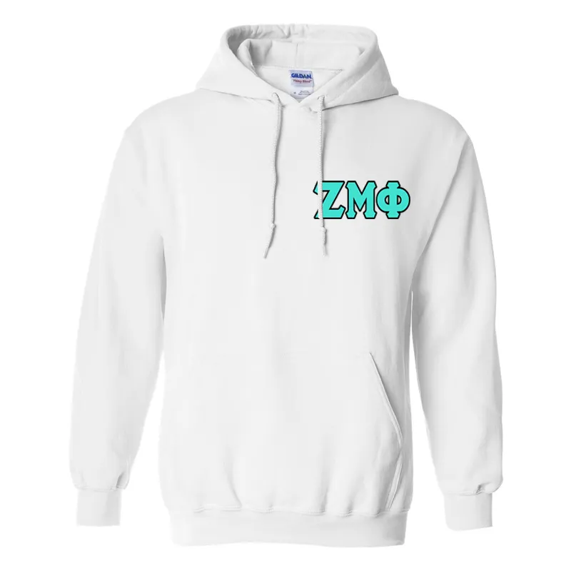 Zeta Mu Phi Crest Hoodie - G185 - SUB