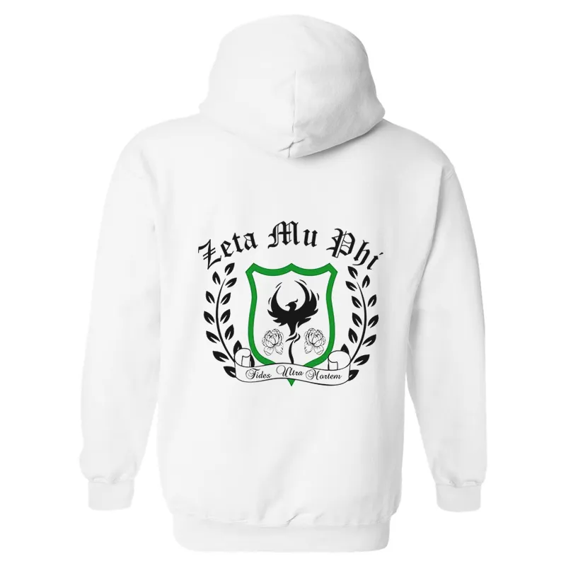 Zeta Mu Phi Crest Hoodie - G185 - SUB